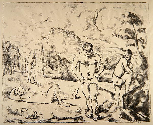 Die Badenden von Paul Cézanne