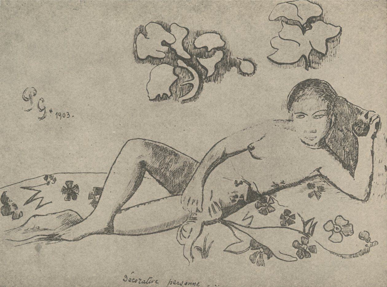 Dekorative Figur, 1936 von Paul Gauguin