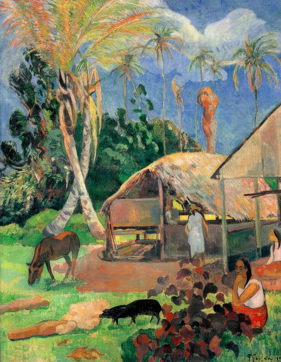 Die schwarzen Schweine von Paul Gauguin