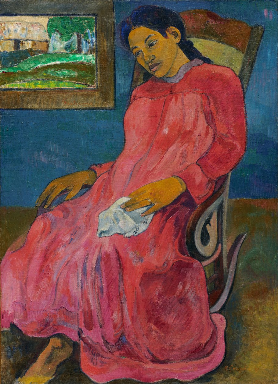 Faaturuma Melancholisch, 1891 von Paul Gauguin