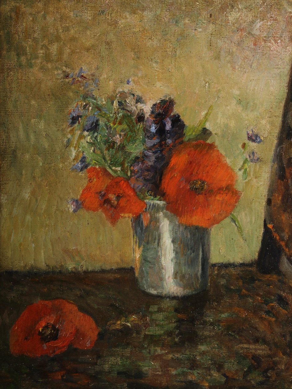 Sommerblumen in einem Becher von Paul Gauguin