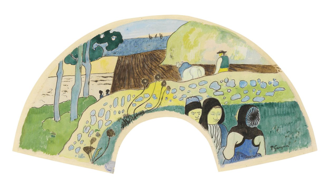 Bretonische Szene von Paul Gauguin