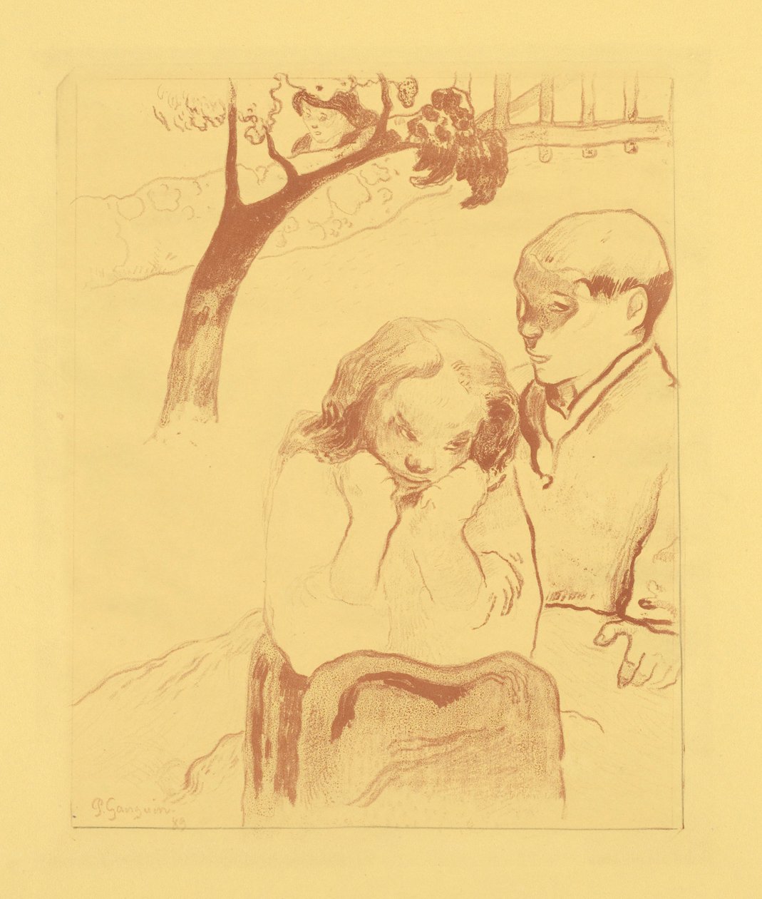 Menschliches Elend von Paul Gauguin