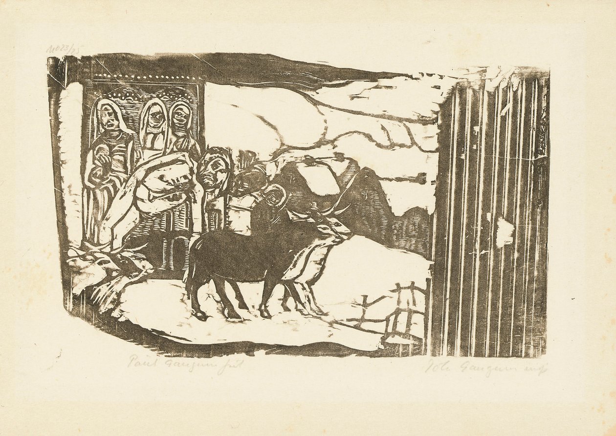 Le calvaire breton, 1898-99 von Paul Gauguin
