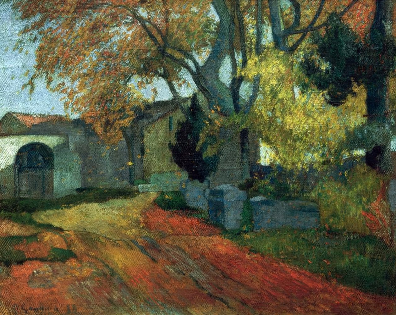 Les Alyscamps von Paul Gauguin