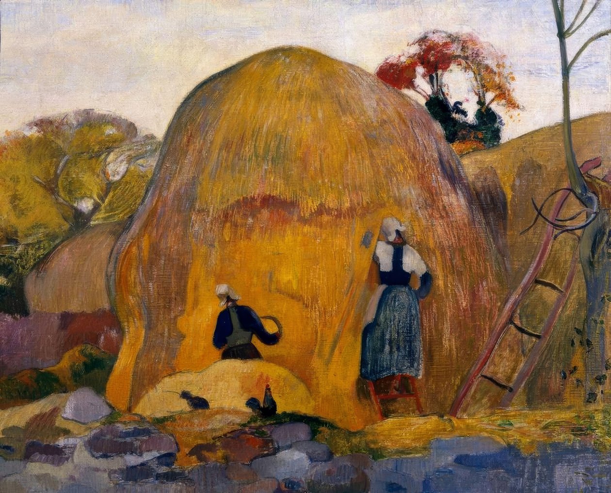 Die gelben Garben oder Die blonde Ernte von Paul Gauguin