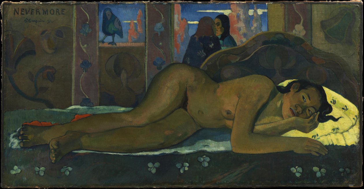 Nevermore, 1897 von Paul Gauguin