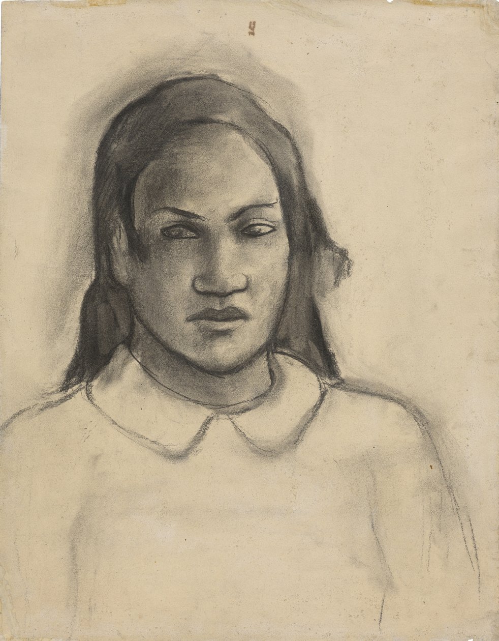 Porträt von Tehamana, 1891-93 von Paul Gauguin