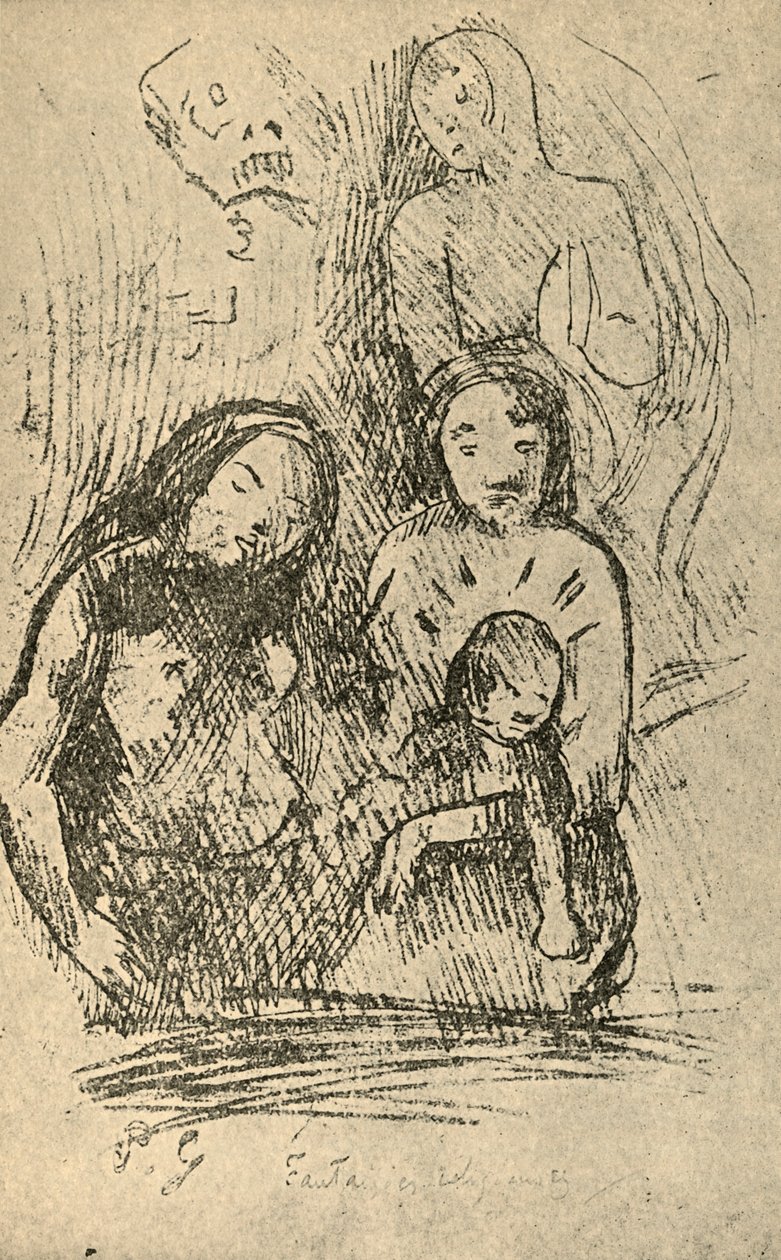 Religiöse Fantasien, 1936 von Paul Gauguin