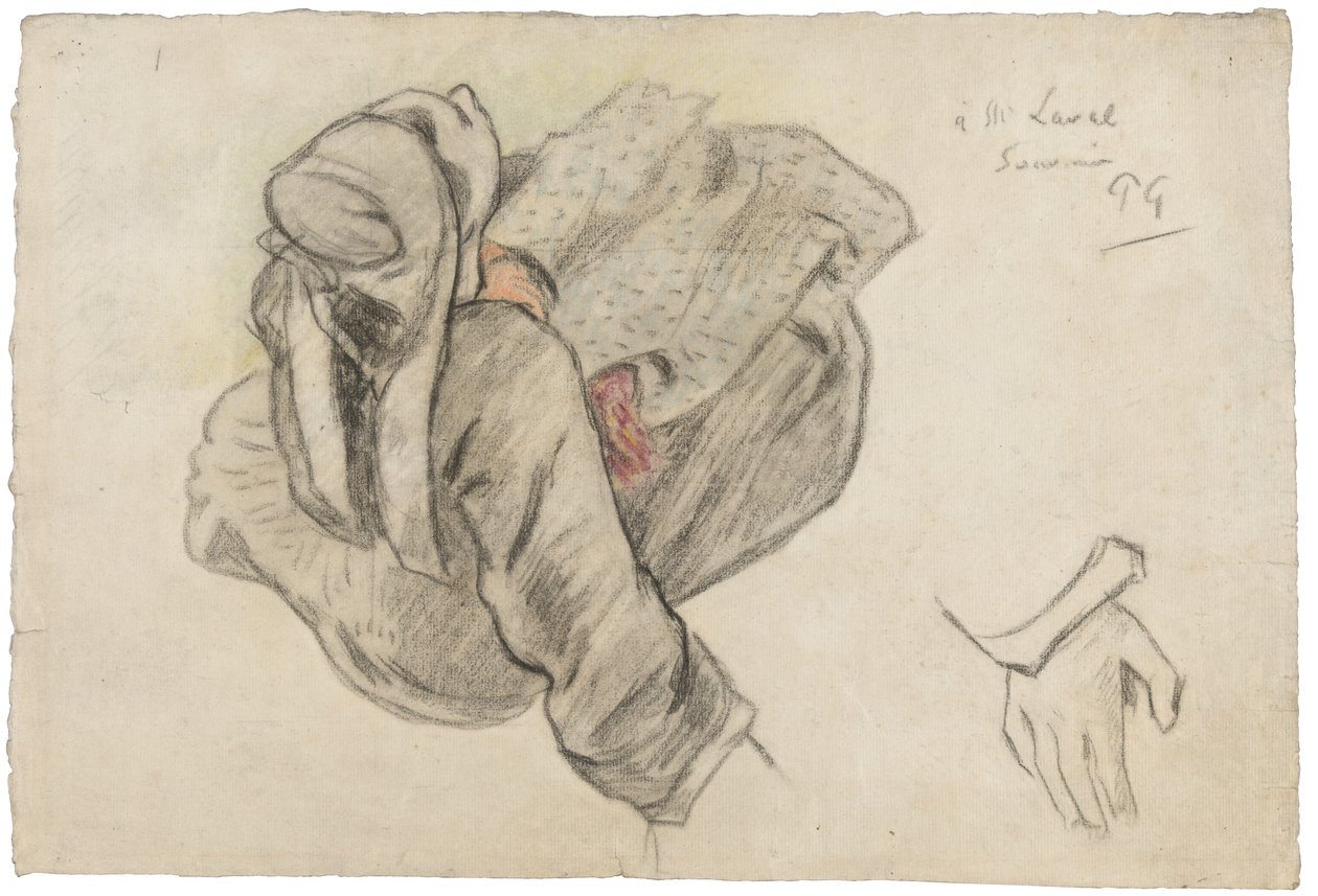 Sitzende bretonische Frau, 1886 von Paul Gauguin