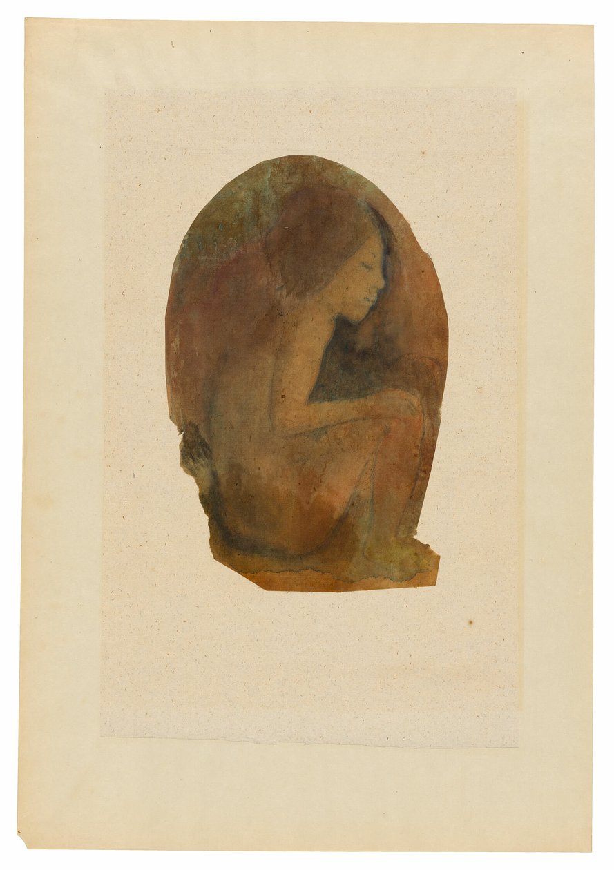 Sitzender tahitianischer Jugendlicher von Paul Gauguin