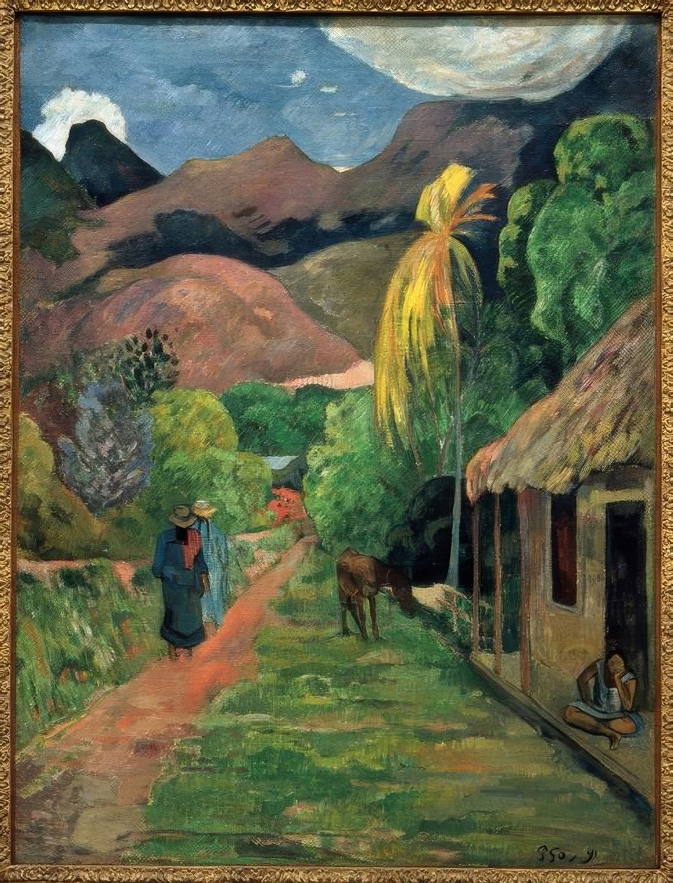 Straße ins Gebirge von Paul Gauguin