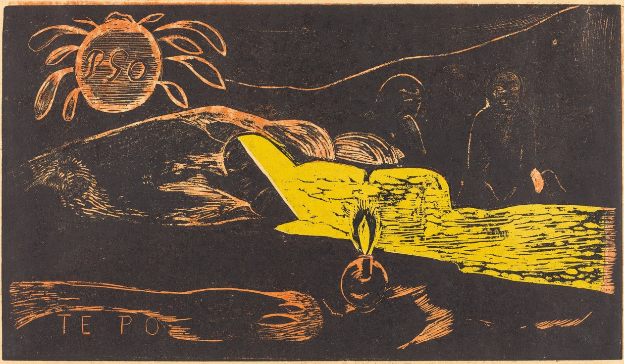 Te Po (Die lange Nacht) von Paul Gauguin