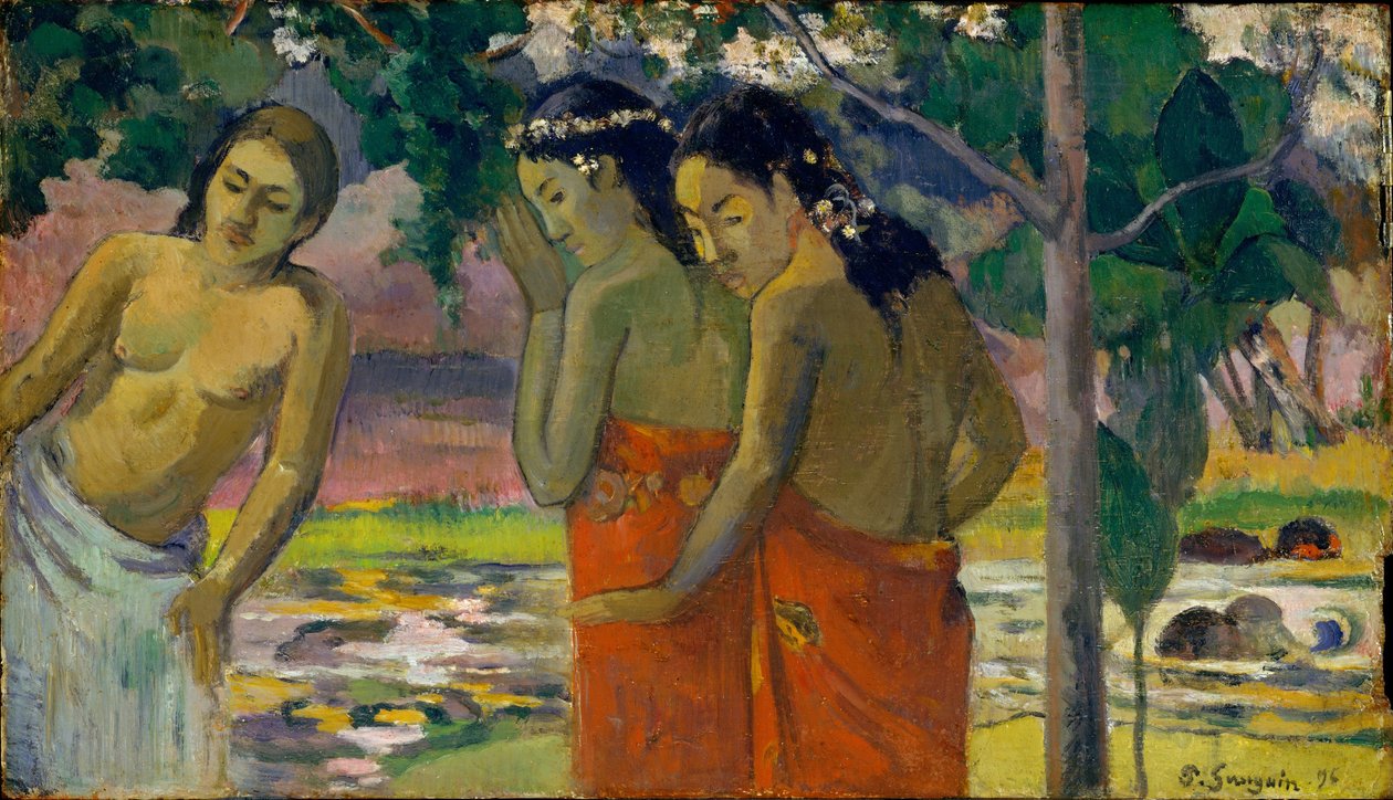 Drei tahitianische Frauen, 1896 von Paul Gauguin
