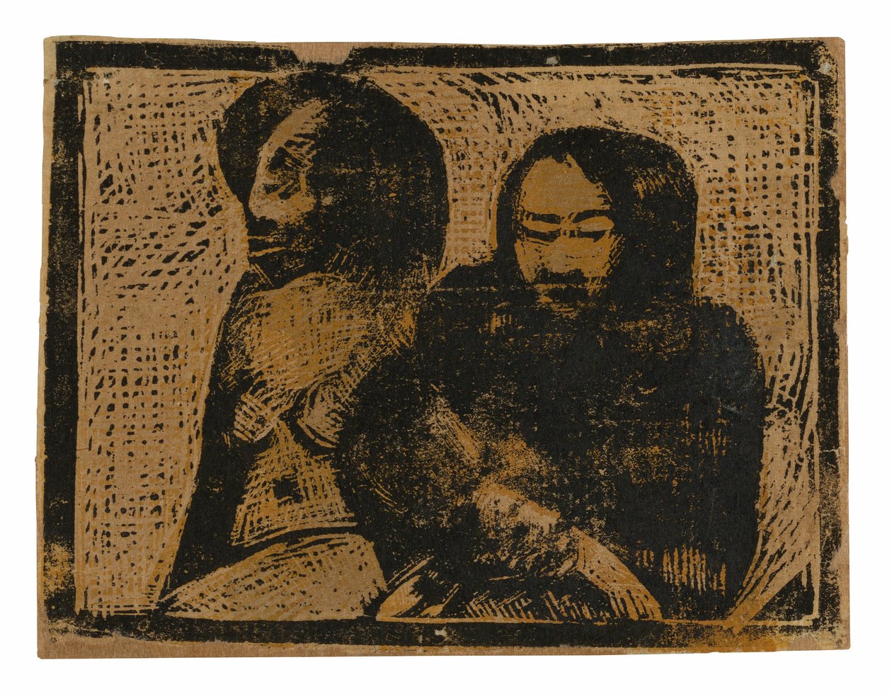 Zwei Maoris von Paul Gauguin