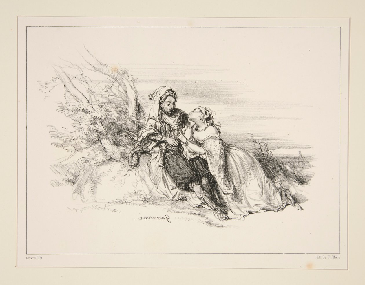 (?) ORIENTALE. von Paul Gavarni