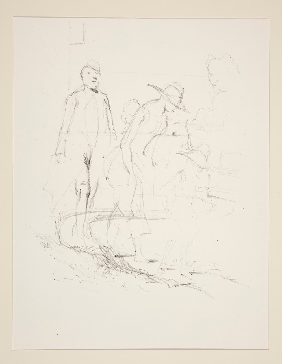 (Am Strand) von Paul Gavarni