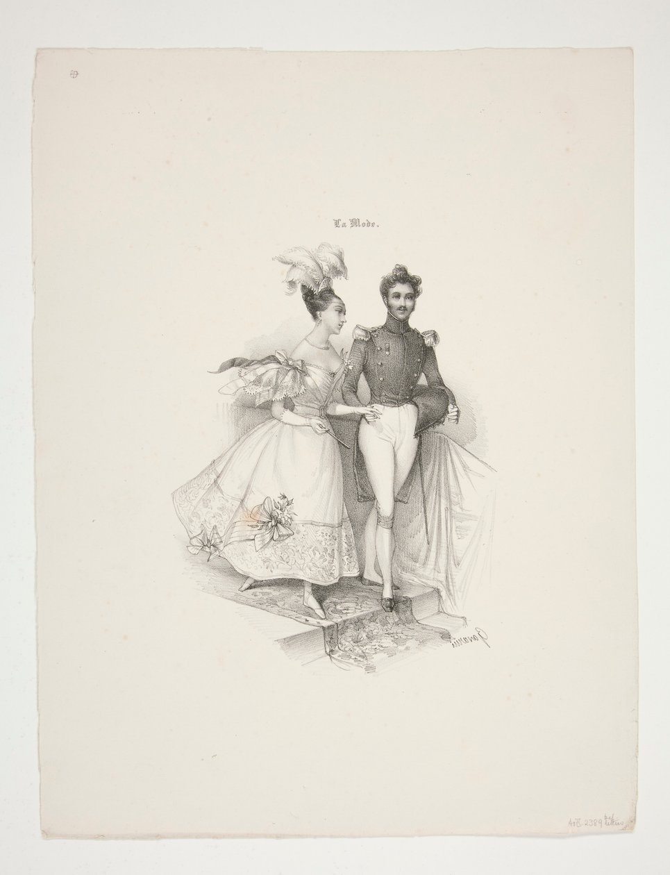 BAL DE L von Paul Gavarni