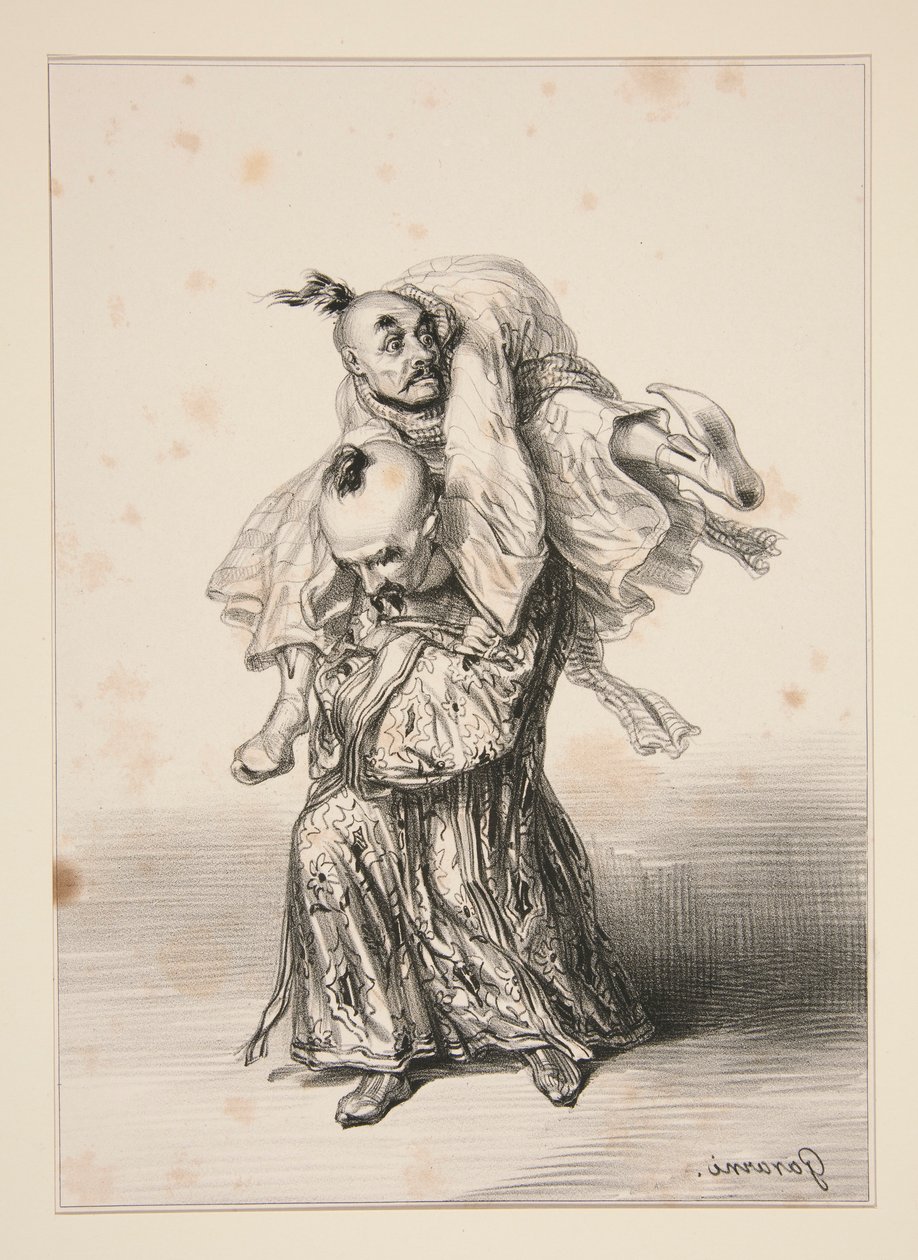 Bucklige von Paul Gavarni