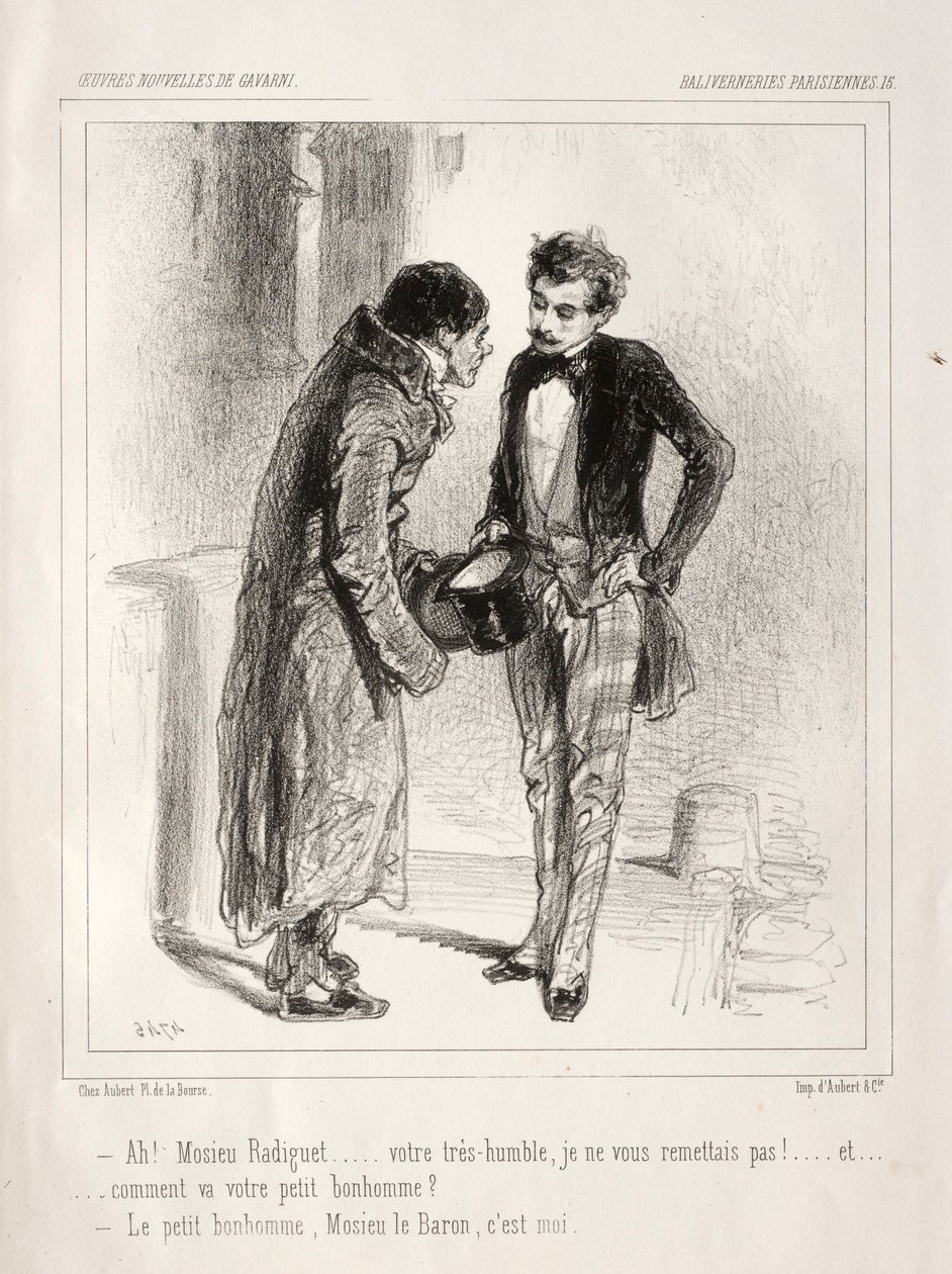Baliverneries Parisiennes von Paul Gavarni