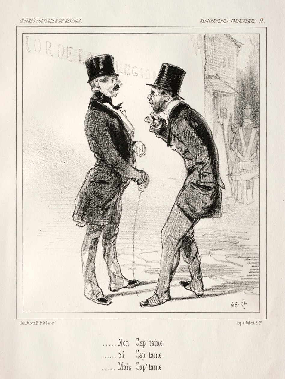 Baliverneries Parisiennes von Paul Gavarni