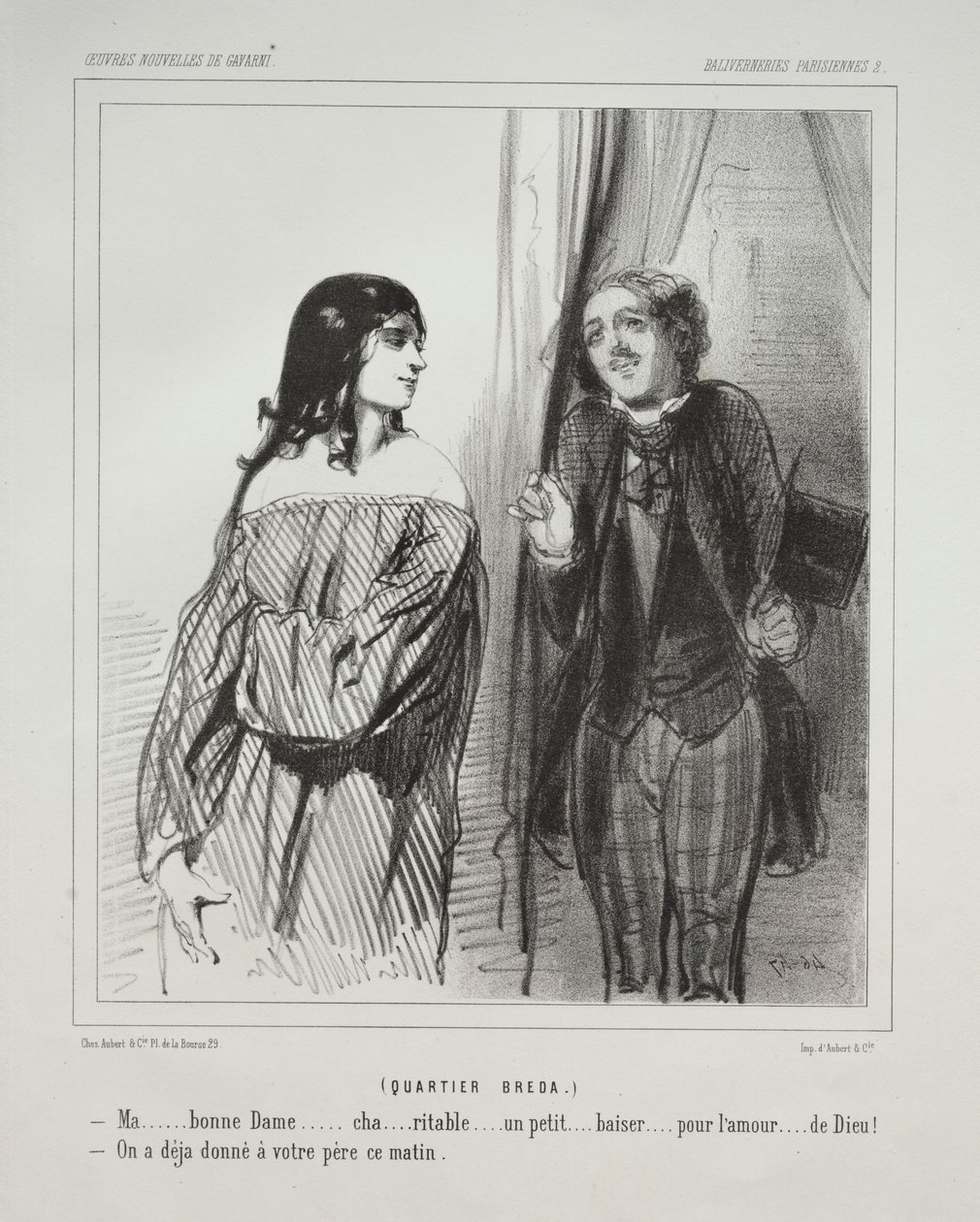 Baliverneries Parisiennes von Paul Gavarni