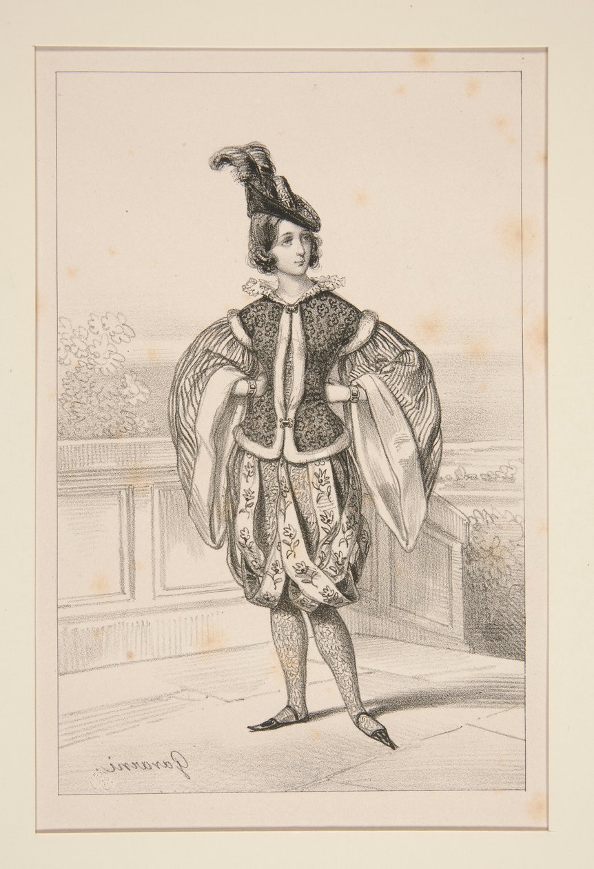Kostüm der Frau Marquise de L.. von Paul Gavarni