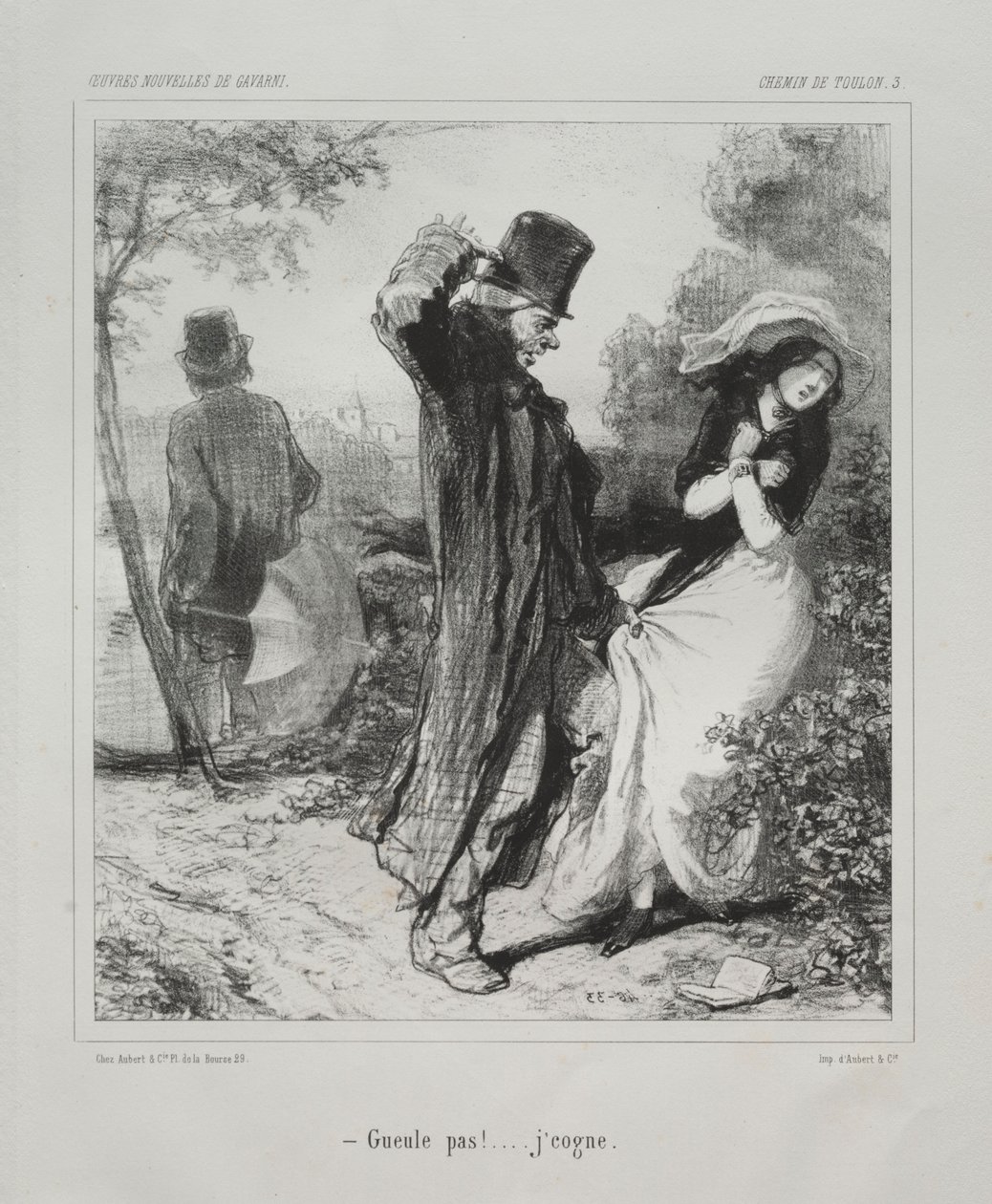 Chemin de Toulon von Paul Gavarni