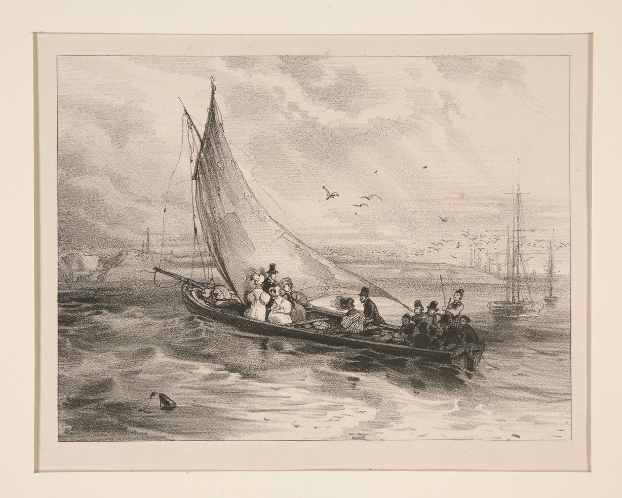 Dieppe von Paul Gavarni