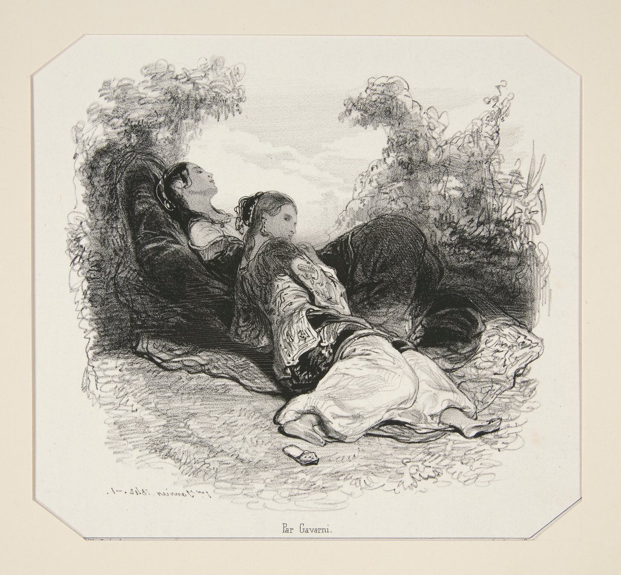 Fleurs d von Paul Gavarni