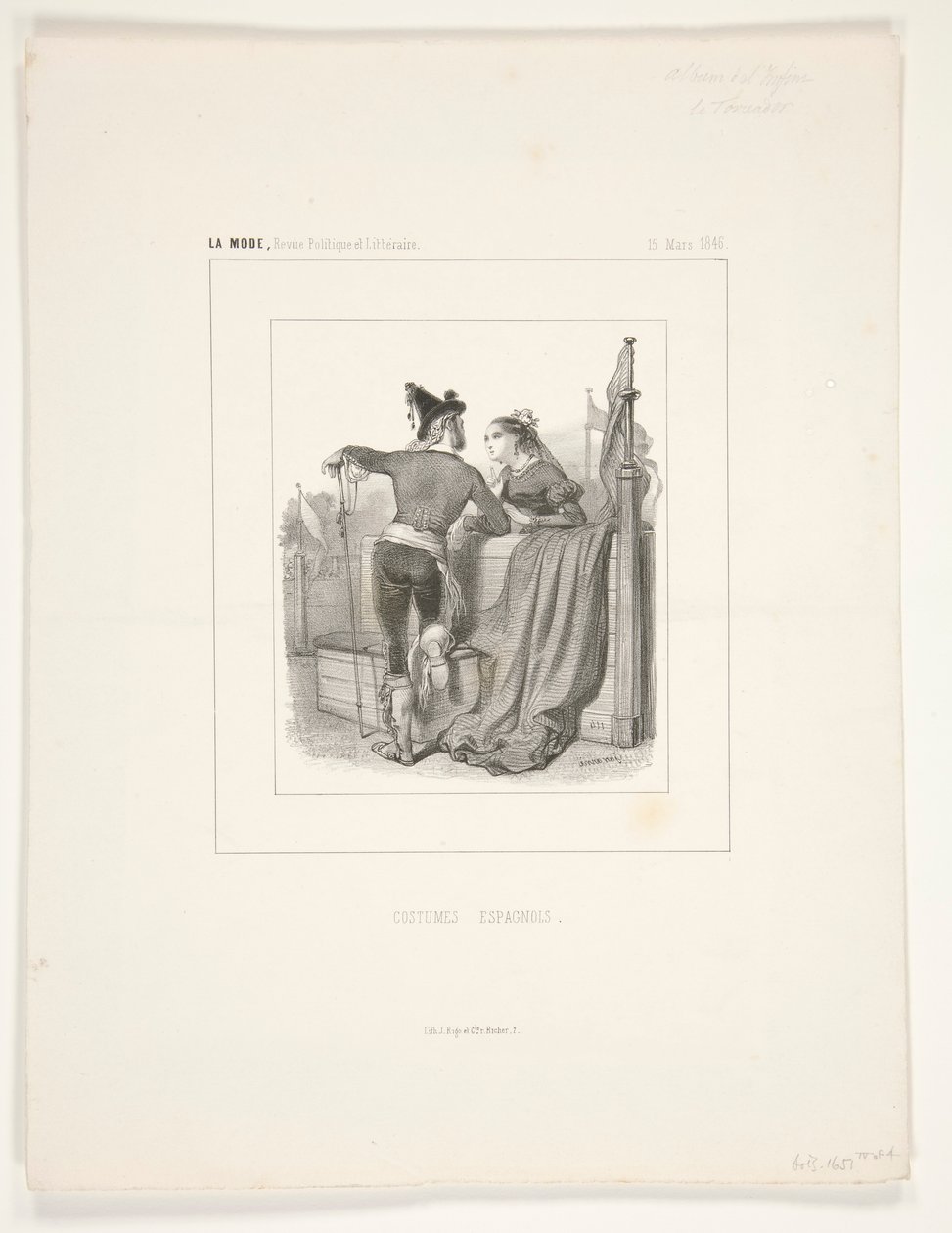 Der Stierkämpfer von Paul Gavarni