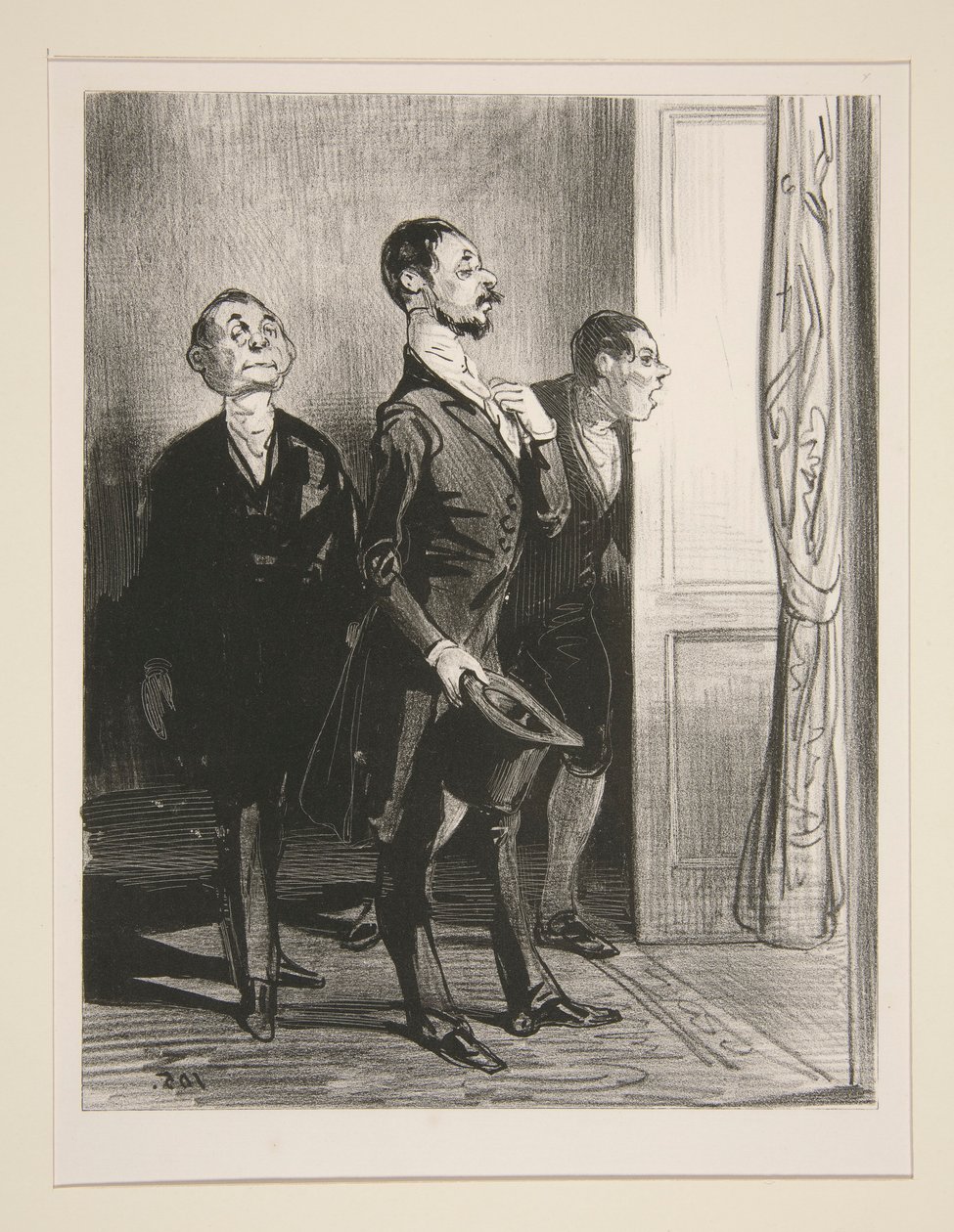 Monsieur le comte Onnesaitki! von Paul Gavarni