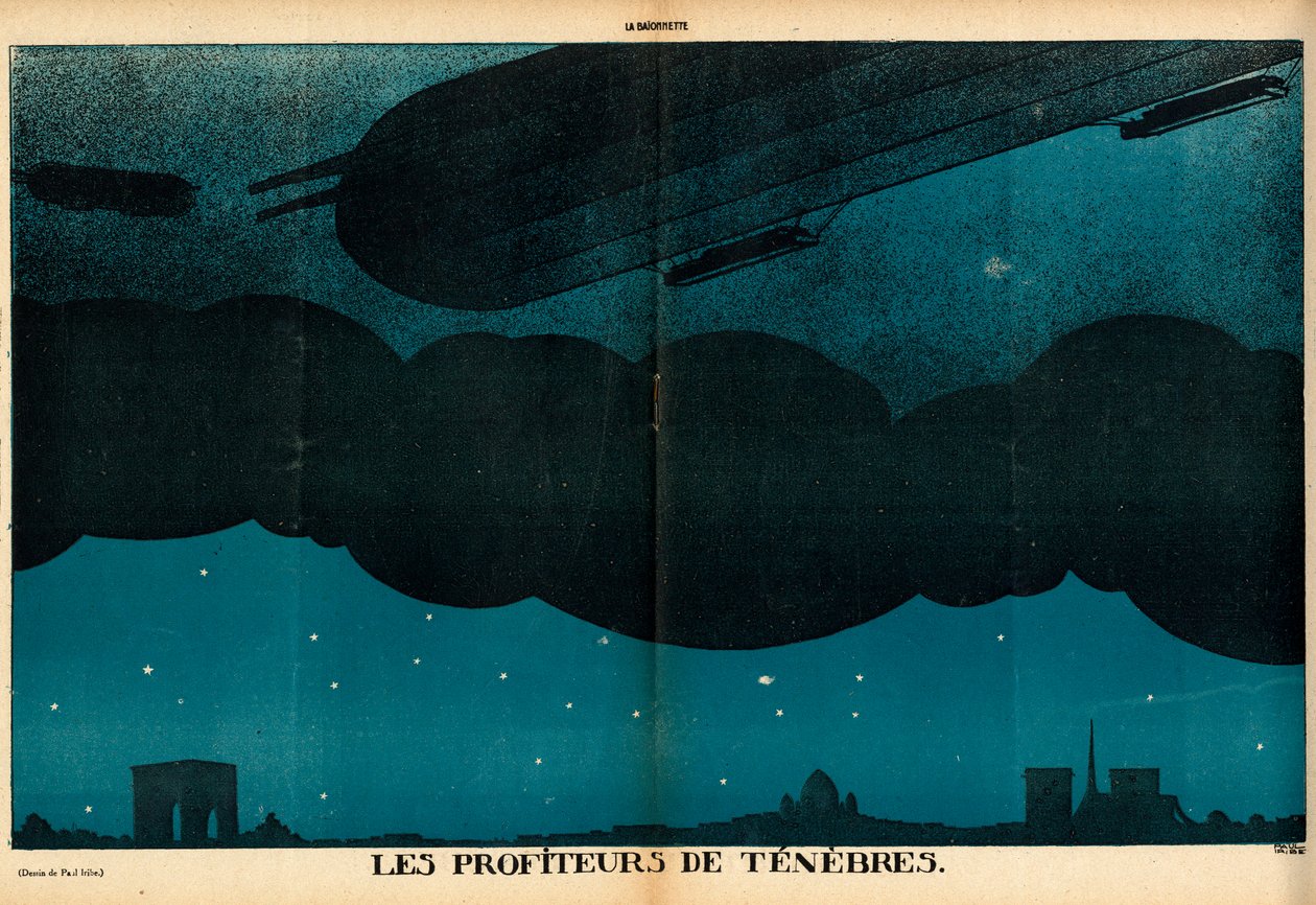 La Baionnette, Satire in Farben von Paul Iribe
