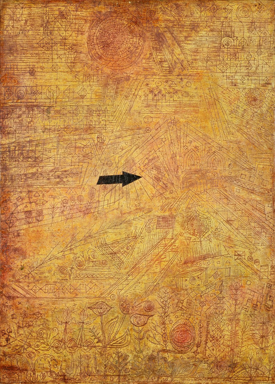 Pfeil im Garten von Paul Klee