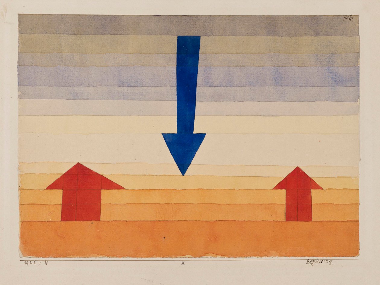 Begrüßung, 1922 von Paul Klee