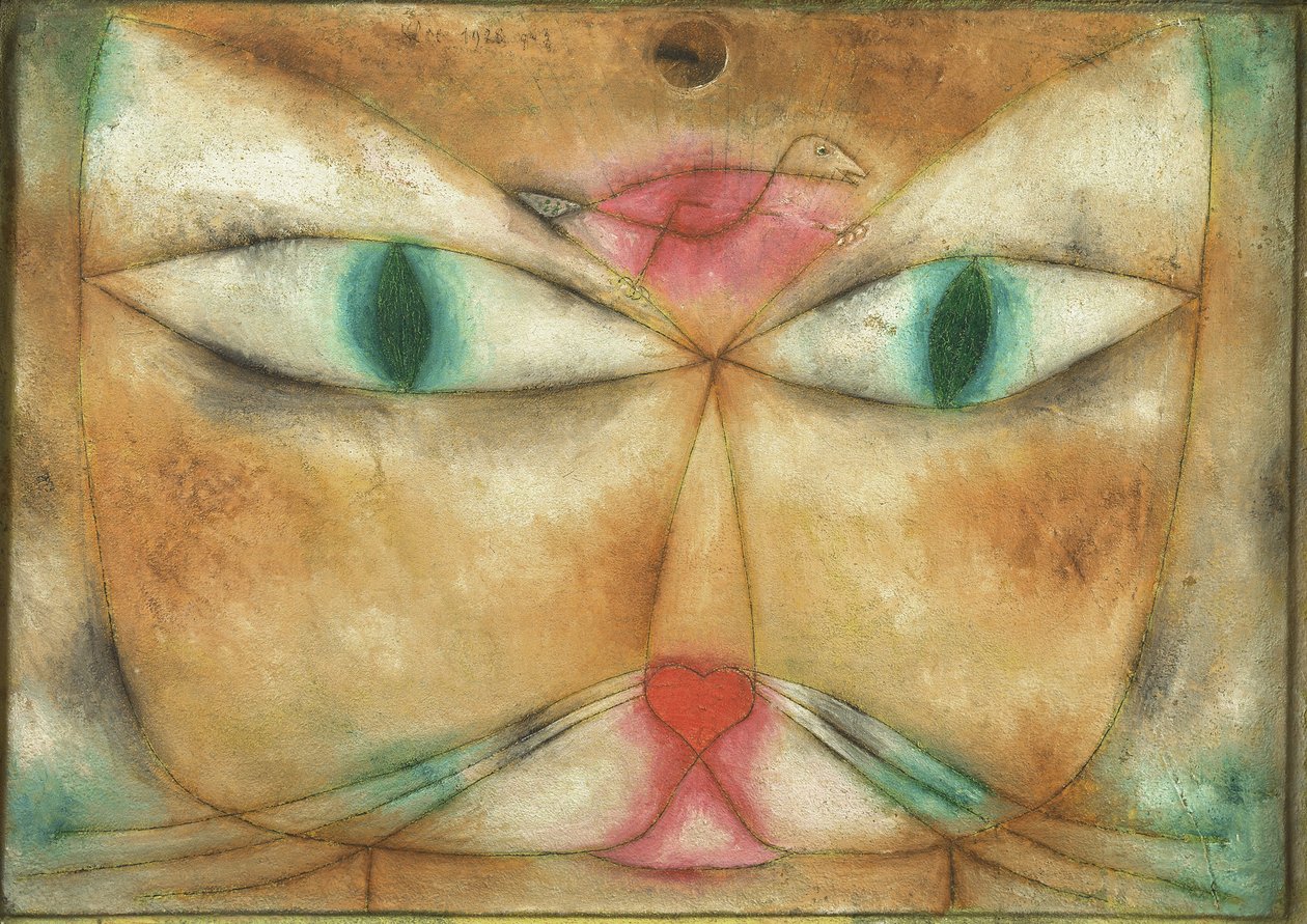 Katze und Vogel von Paul Klee