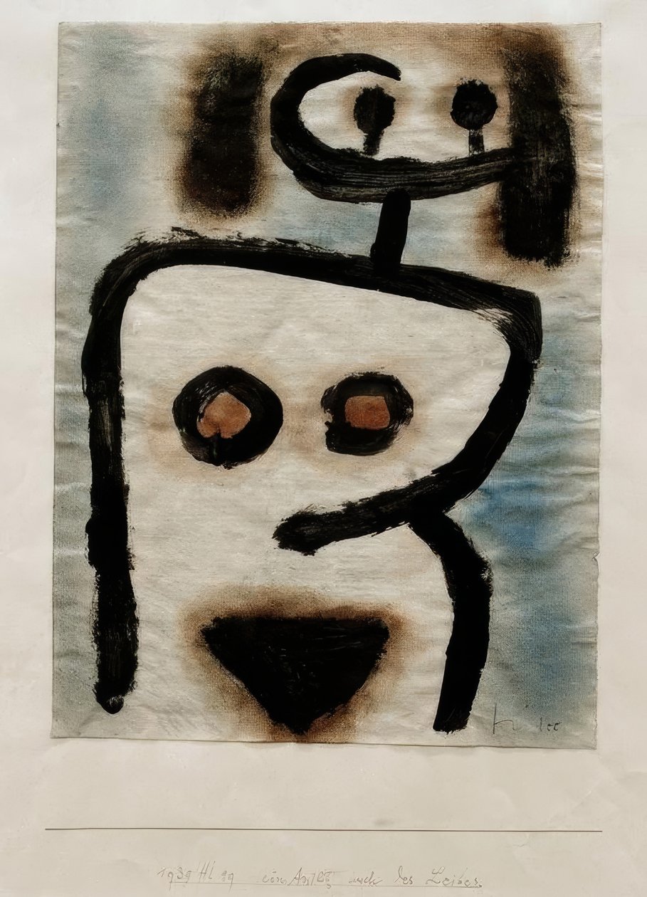 Ein Antlitz auch des Leibes von Paul Klee