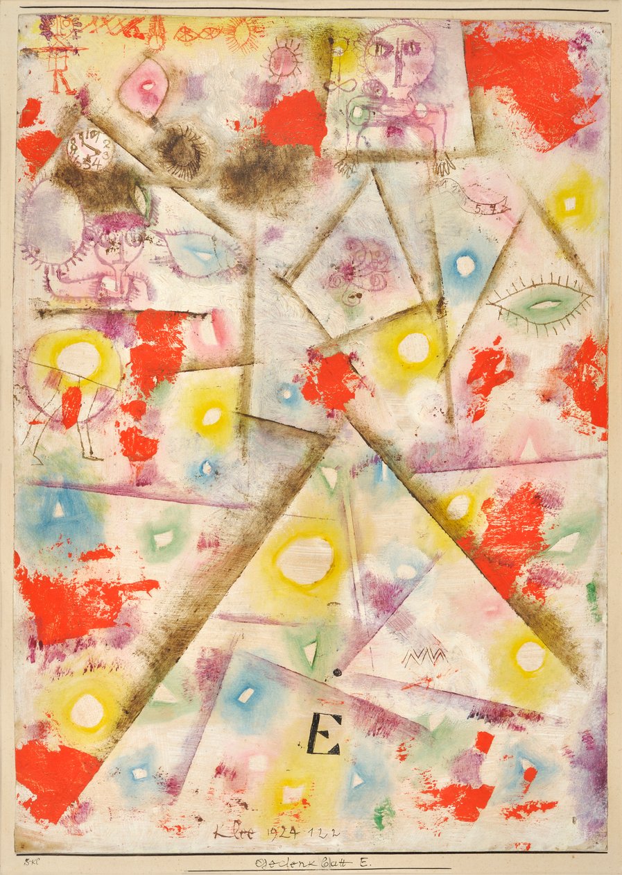 Gedenkblatt, 1924 von Paul Klee