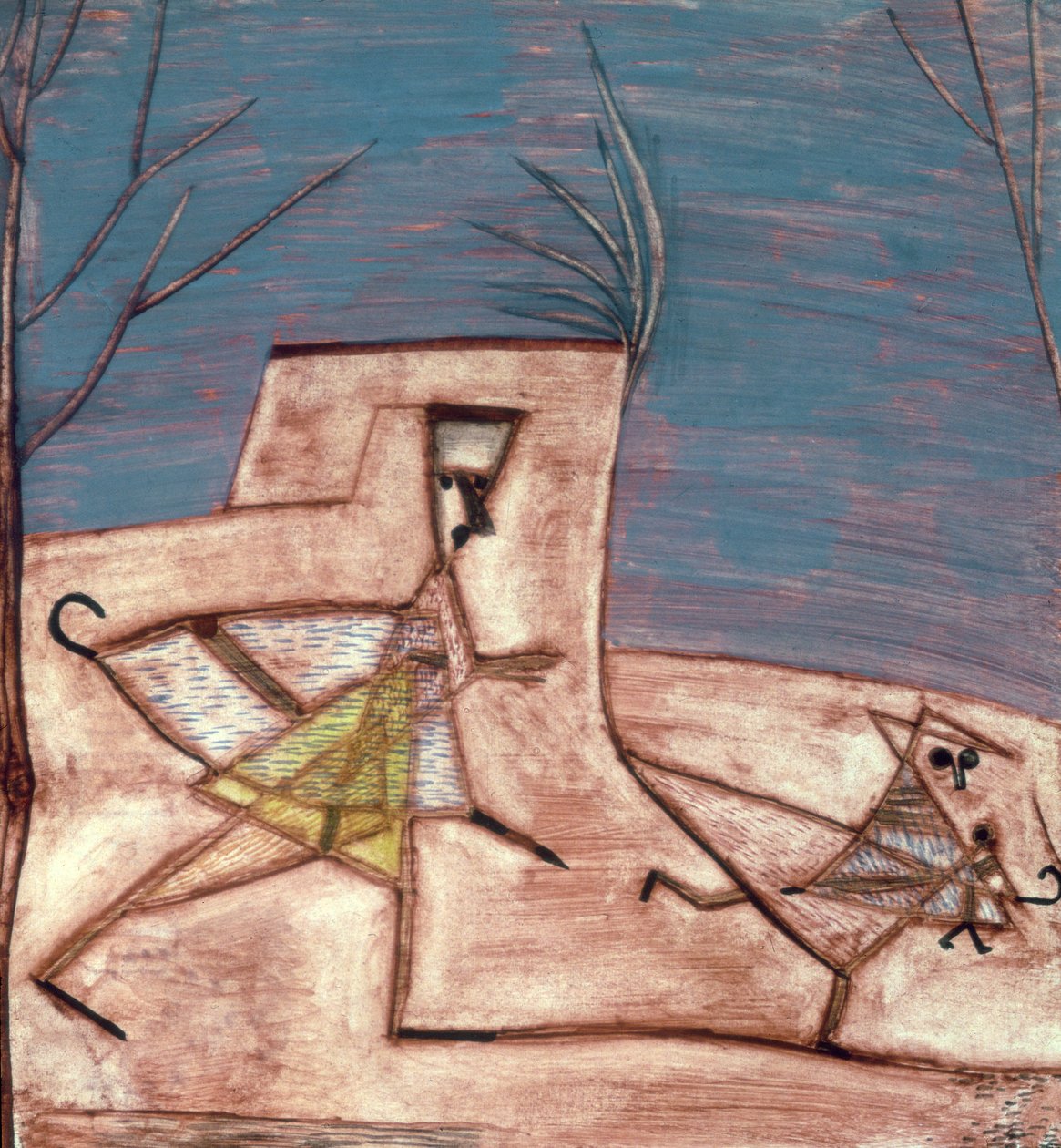 Fliehende Kinder von Paul Klee