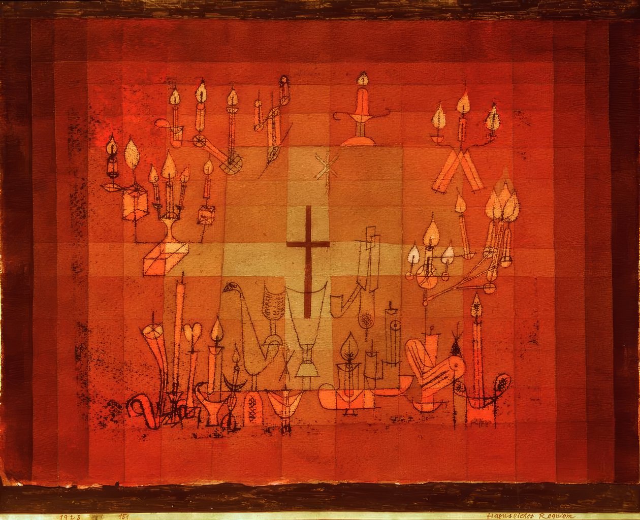 Häusliches Requiem von Paul Klee