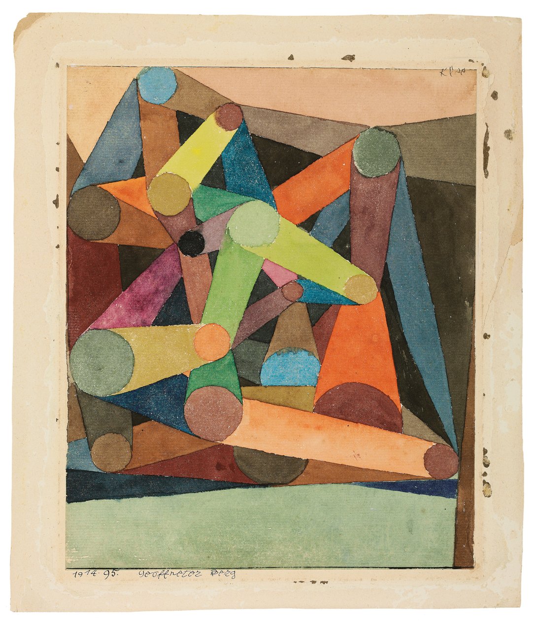 Offener Berg von Paul Klee