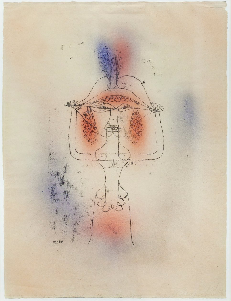 Sänger der Komischen Oper von Paul Klee