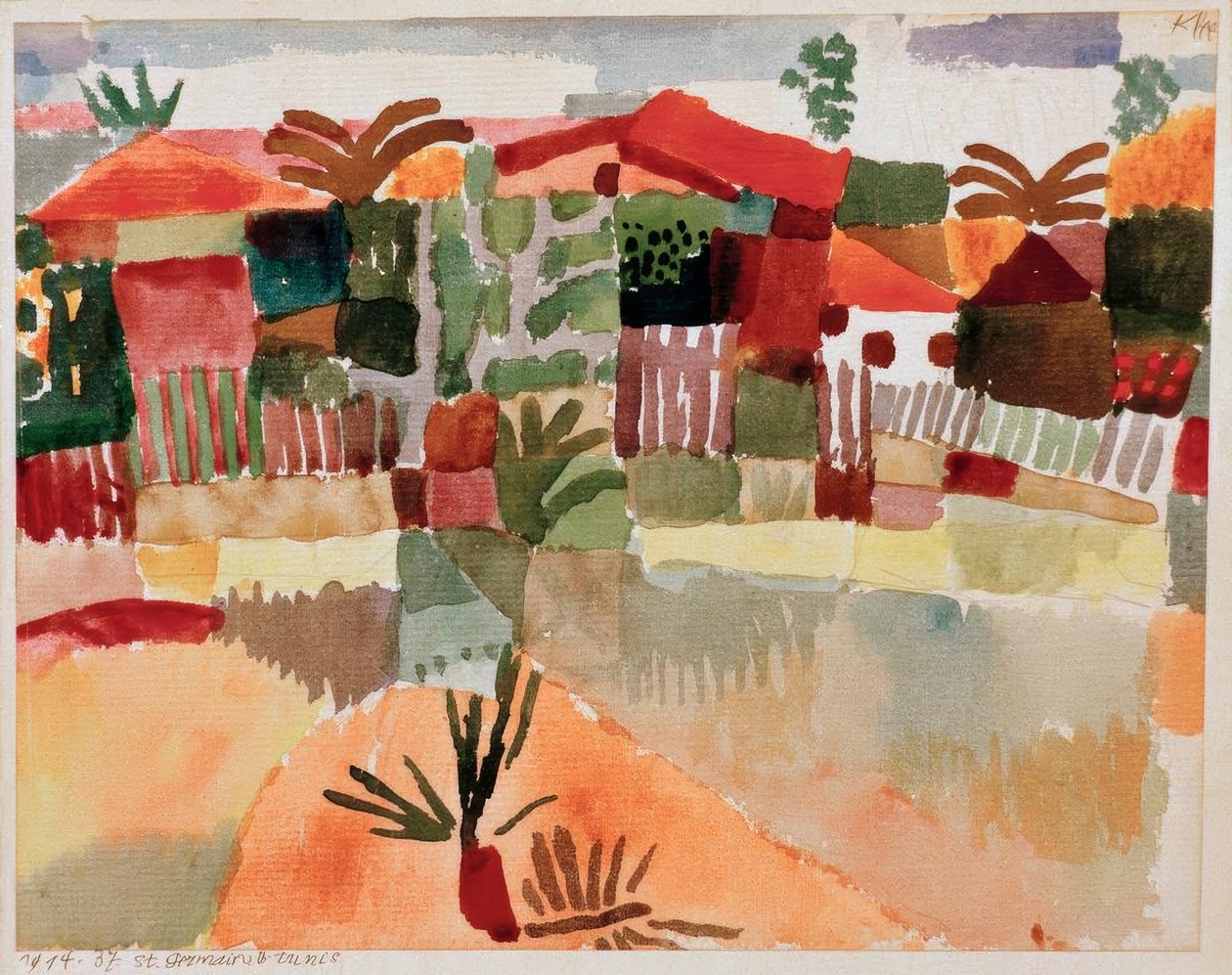 St. Germain b. Tunis von Paul Klee