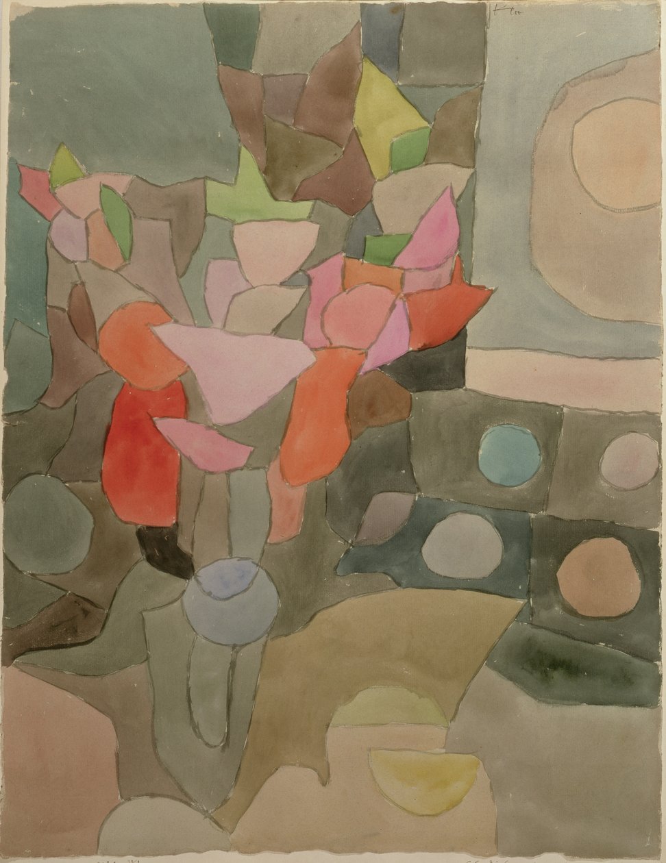 Stillleben mit Gladiolen von Paul Klee