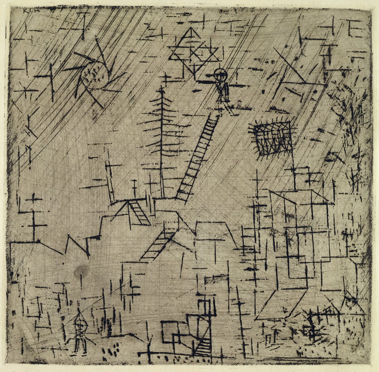 Der Magier im April von Paul Klee