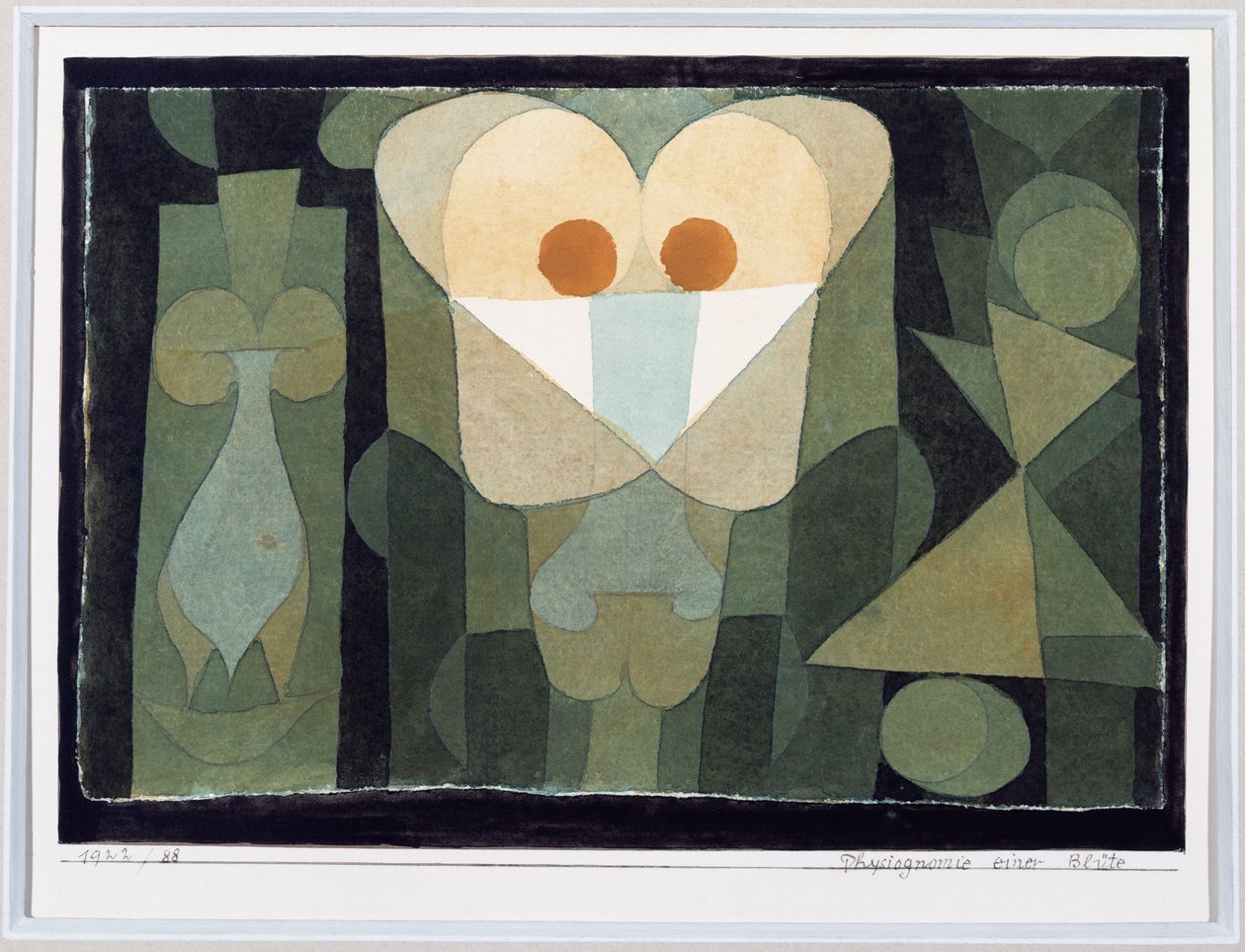 Die Physiognomie einer Blutzelle von Paul Klee