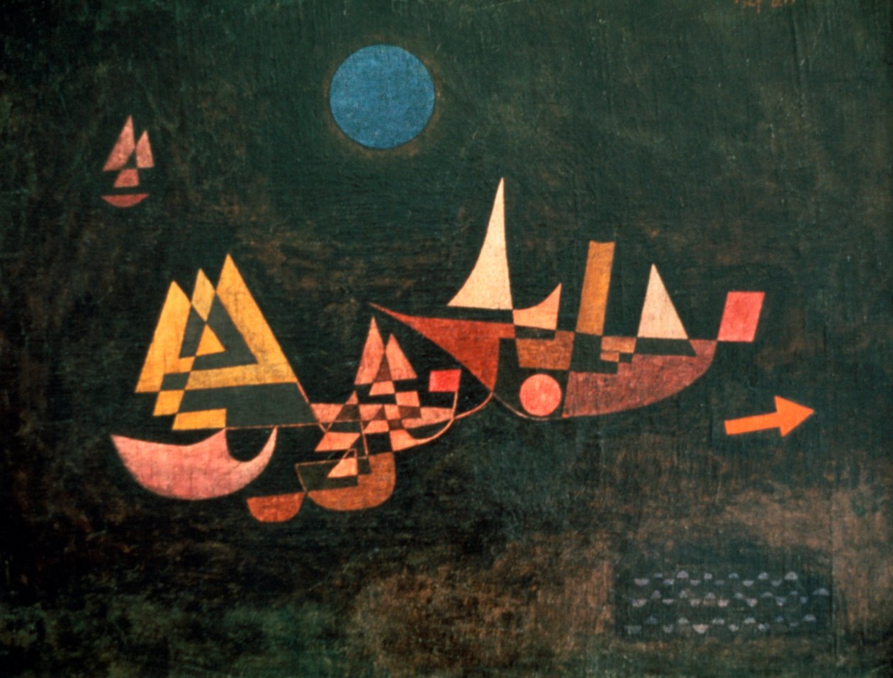 Die Schiffe fahren ab, 1927 von Paul Klee