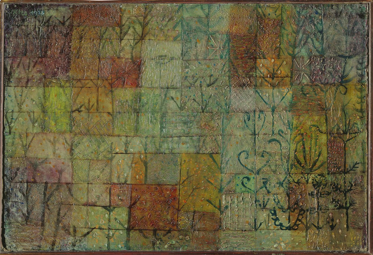 Der Gemüsegarten, 1925 von Paul Klee