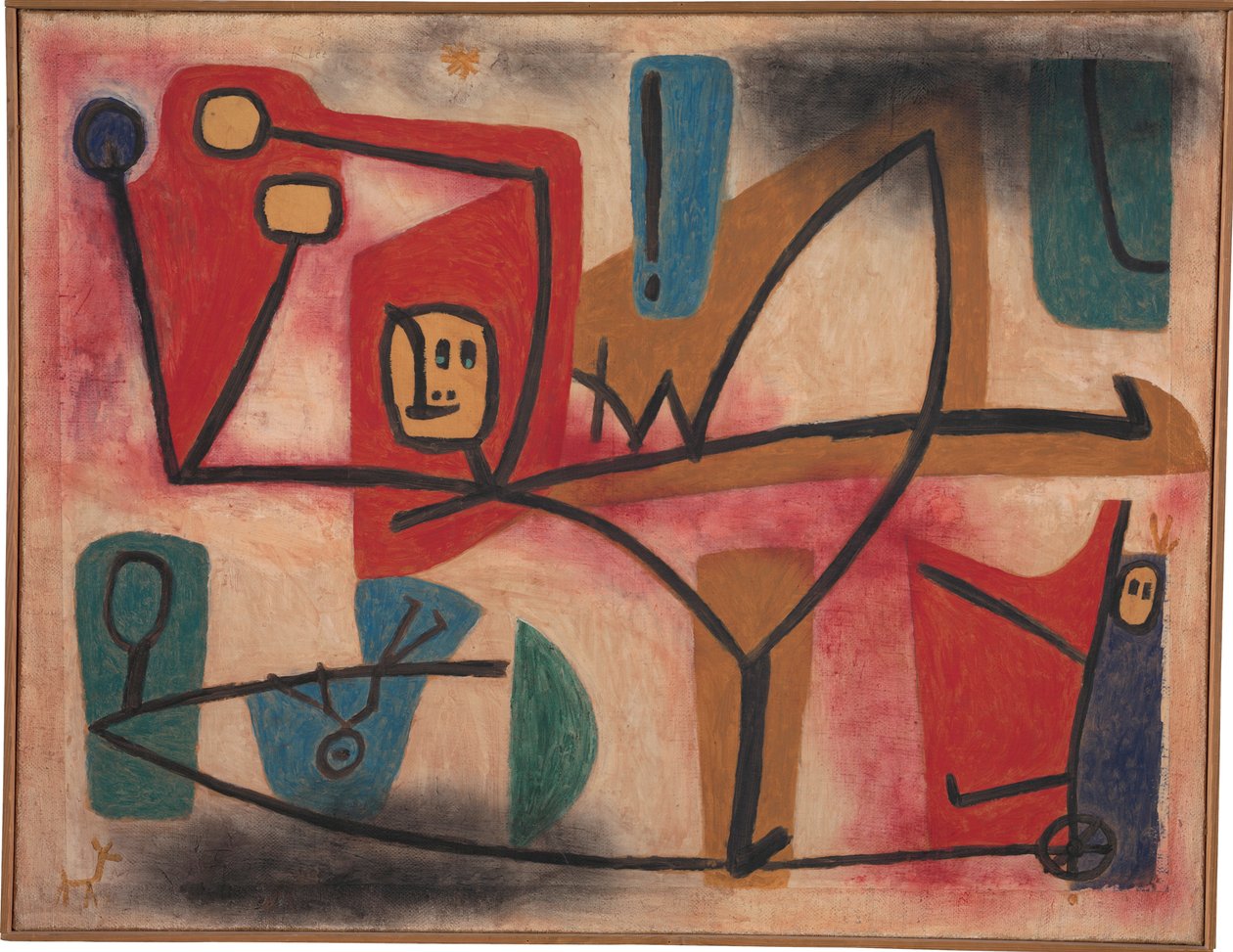 Übermut, 1939 von Paul Klee