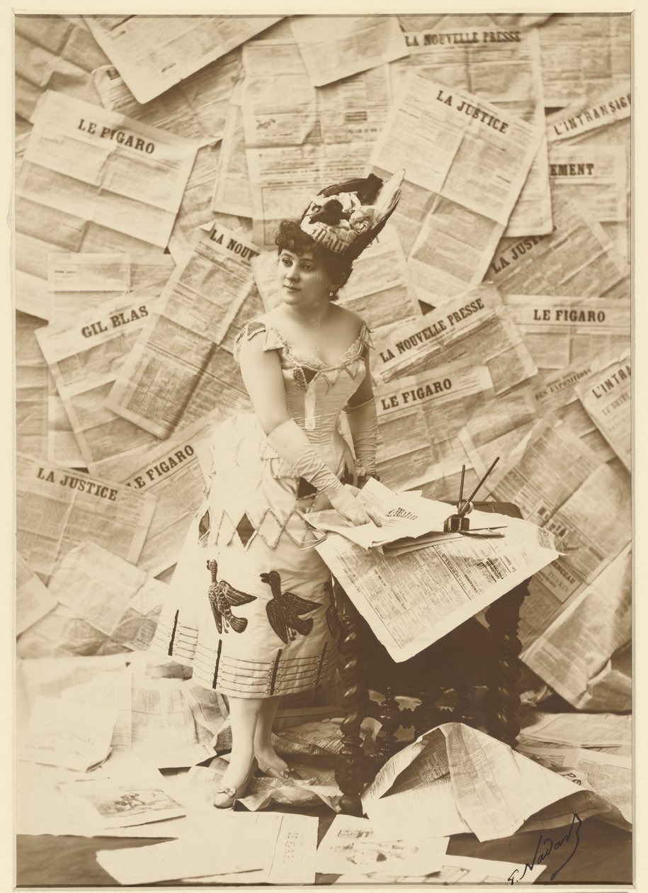 Mlle Beaumaine, Théâtre des Variétés von Paul Nadar